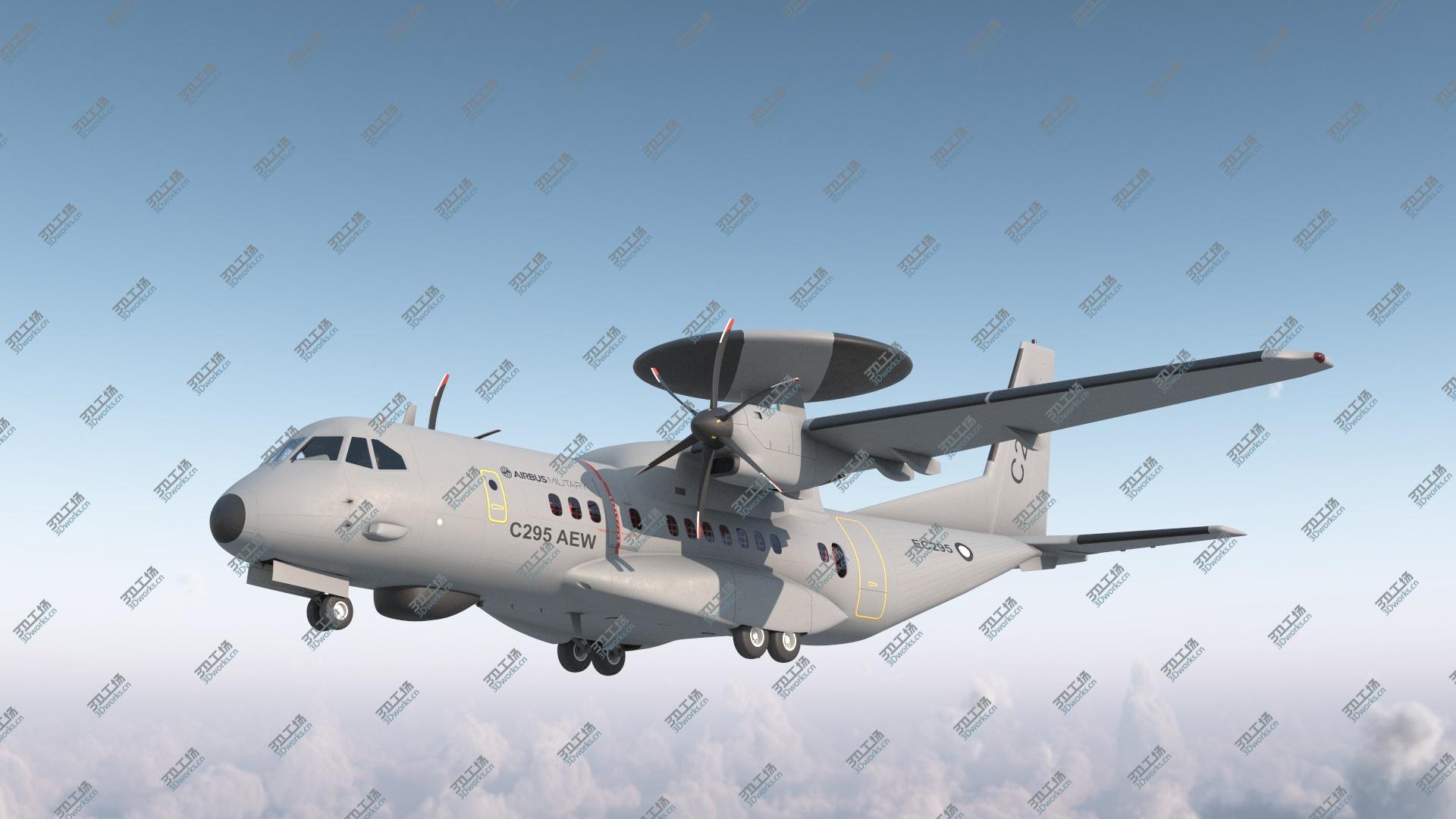 images/goods_img/20210313/Airbus C295 Airborne Early Warning and Control Aircraft 3D model/2.jpg